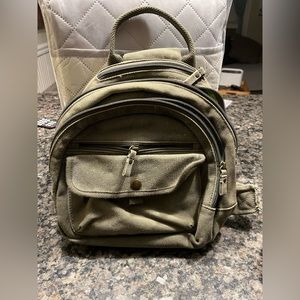 Vintage LL Bean Sling Crossbody Canvas  Travel Backpack Bag Purse